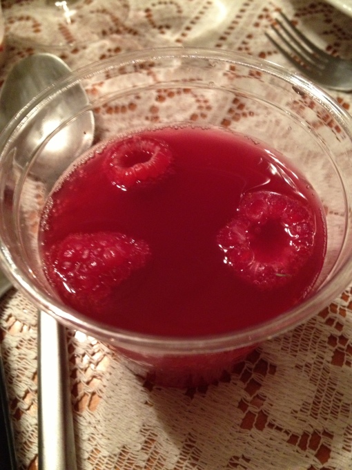 Blueberry-Pomegranate Mimosas