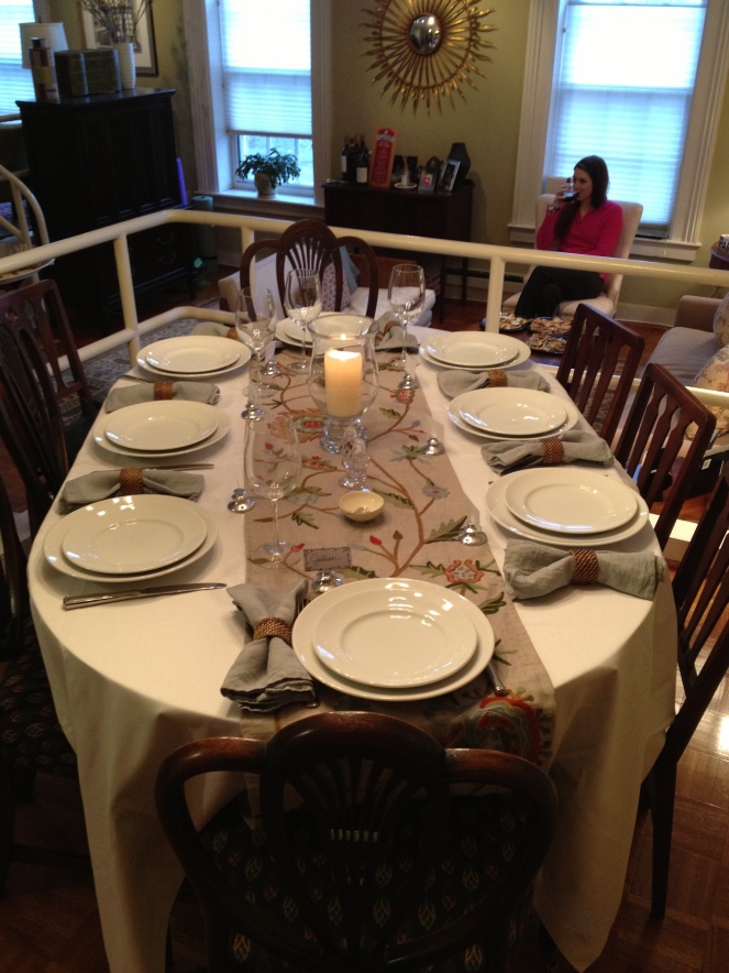 The table setting